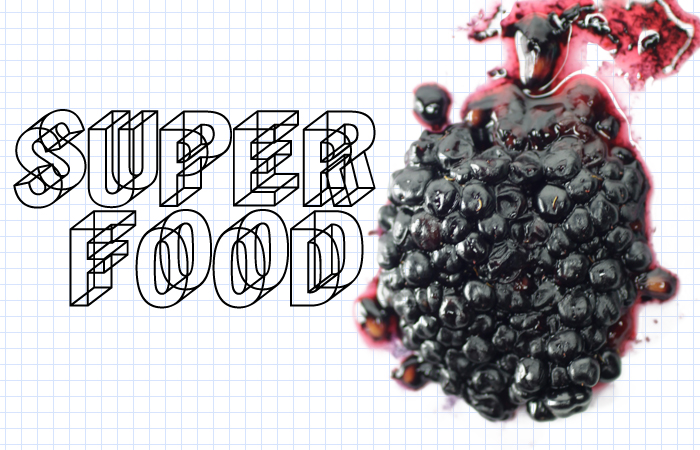 A superfood illustration by Richard Koci Hernandez