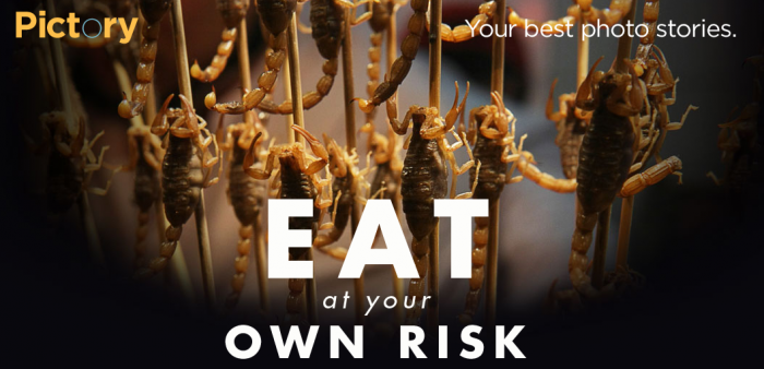 Pictory Theme: Eat at Your Own Risk