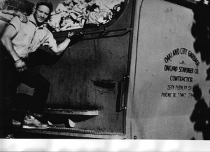 Historical photo of an Oakland Scavenger.